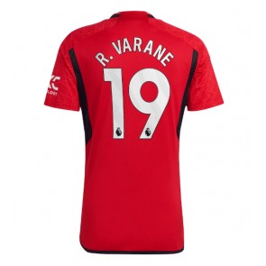 Manchester United Raphael Varane #19 Domácí Dres 2023-24 Krátký Rukáv